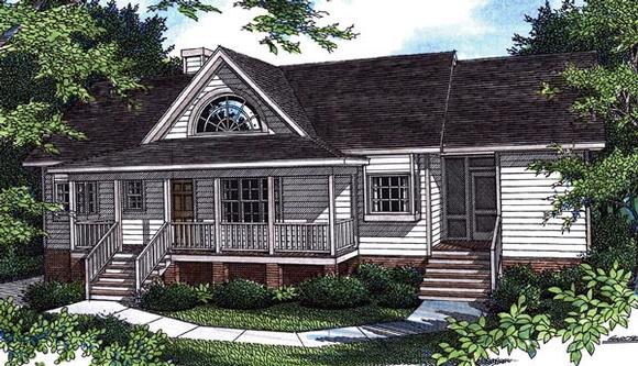 House Plan 80152 Elevation