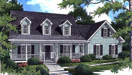 Farmhouse Elevation of Plan 80178