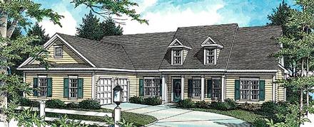 House Plan 80188 Elevation