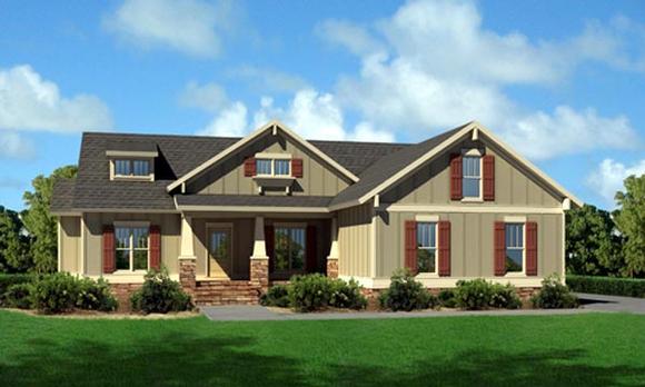 House Plan 80192 Elevation