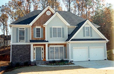 Southern Plan with 2215 Sq. Ft., 4 Bedrooms, 3 Bathrooms, 2 Car Garage Picture 2