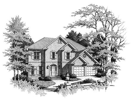 House Plan 80213 Elevation