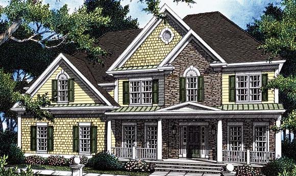 House Plan 80234 Elevation