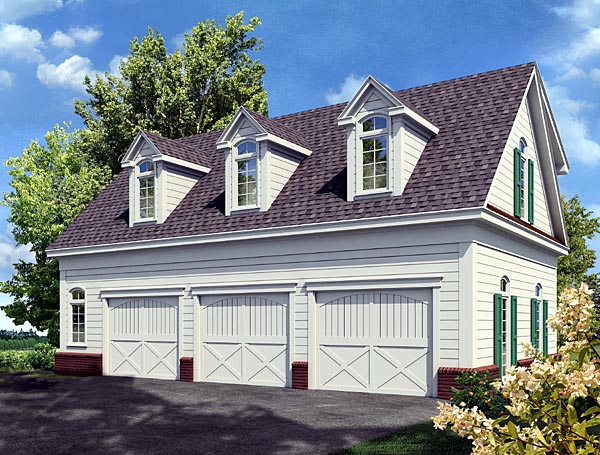 Garage Plan 80250 at FamilyHomePlans.com