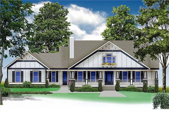 House Plan 80263 Elevation