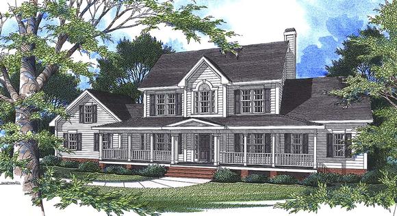 House Plan 80266 Elevation