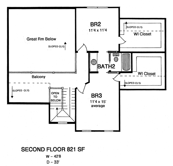 Colonial Traditional Level Two of Plan 80316