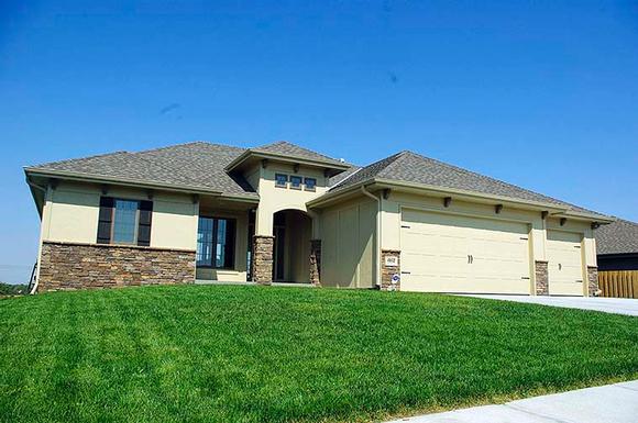 Tuscan House Plan 80401 with 3 Beds, 2 Baths, 3 Car Garage Elevation