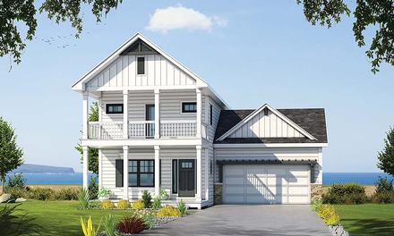 Country Southern Traditional Elevation of Plan 80421