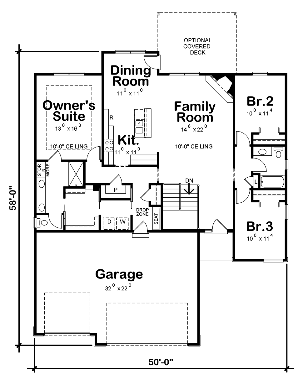 Modern Traditional Level One of Plan 80436