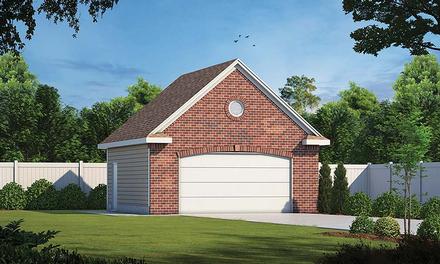 Garage Plan 80439 - 2 Car Garage Elevation