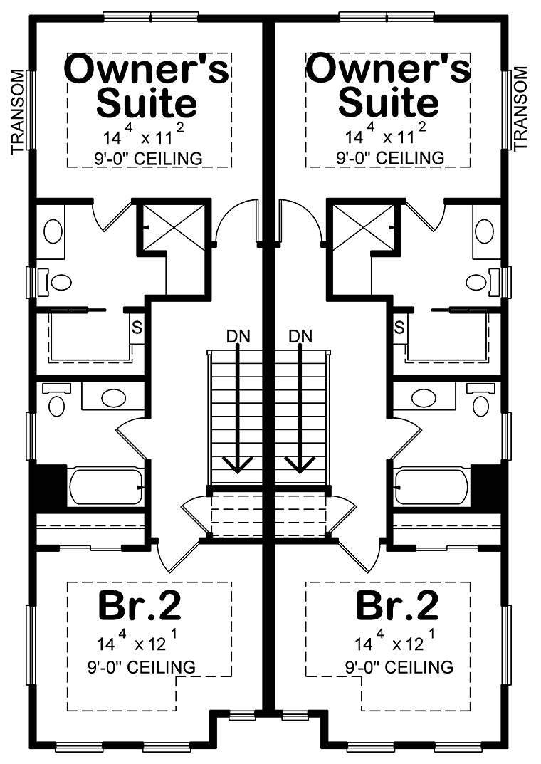 Southern Traditional Level Two of Plan 80447