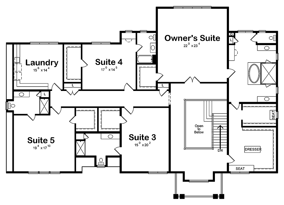 Cape Cod Country Level Two of Plan 80452