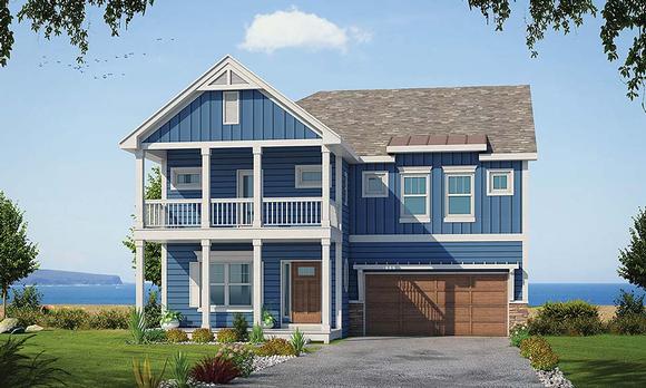 House Plan 80459 Elevation