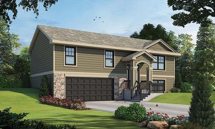 Traditional Elevation of Plan 80466