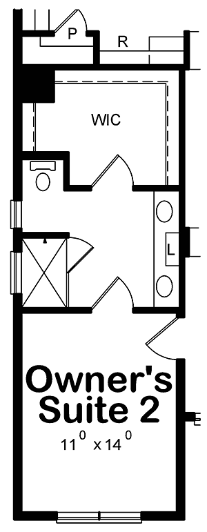 Craftsman Alternate Level One of Plan 80481