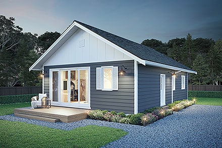 House Plan 80500 Elevation