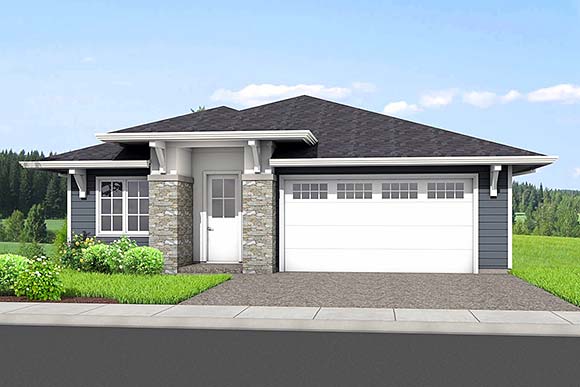 House Plan 80505 Elevation