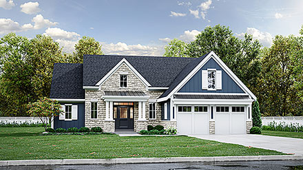 Cape Cod Cottage European Traditional Elevation of Plan 80617
