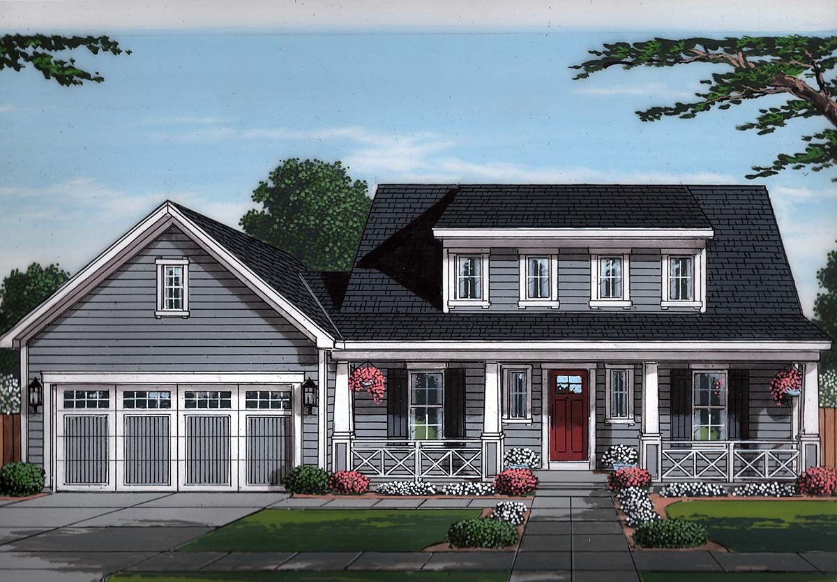 Cape Cod House Plans With Garage