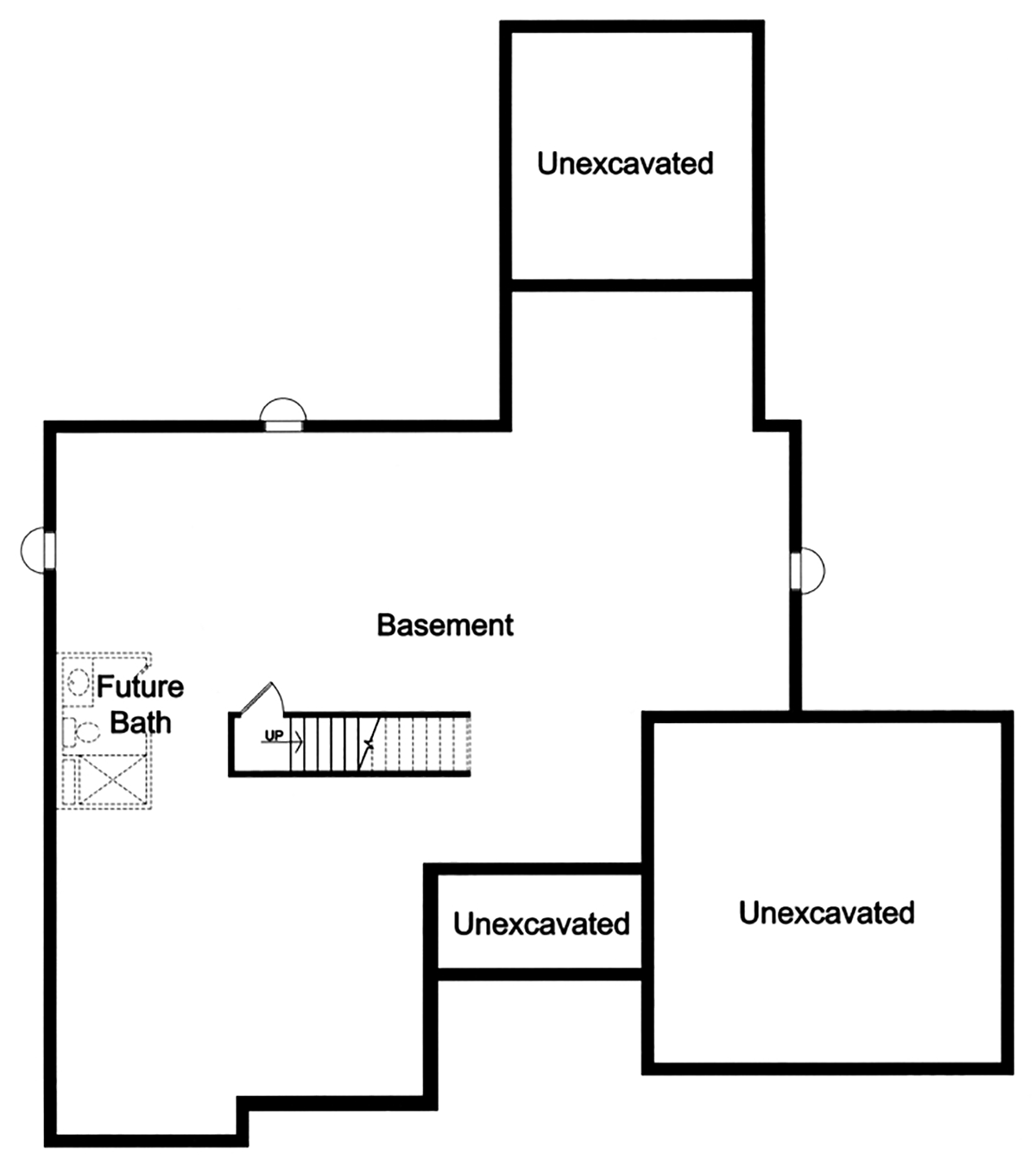 House Plan 80628 Lower Level