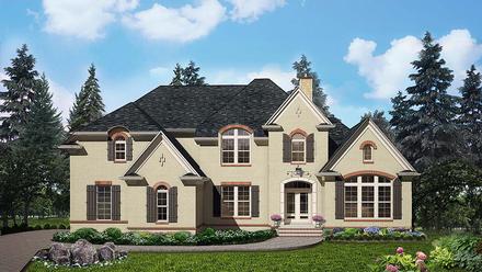 Traditional Elevation of Plan 80725