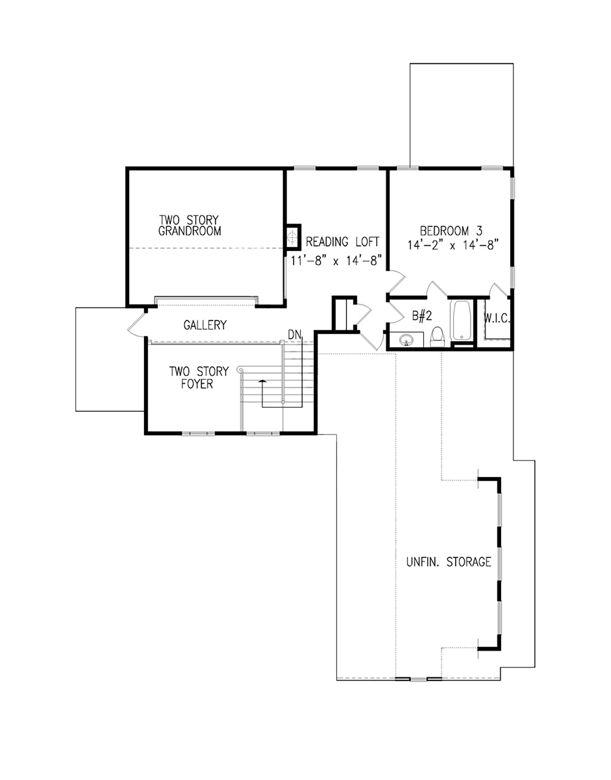 Country Craftsman Level Two of Plan 80735