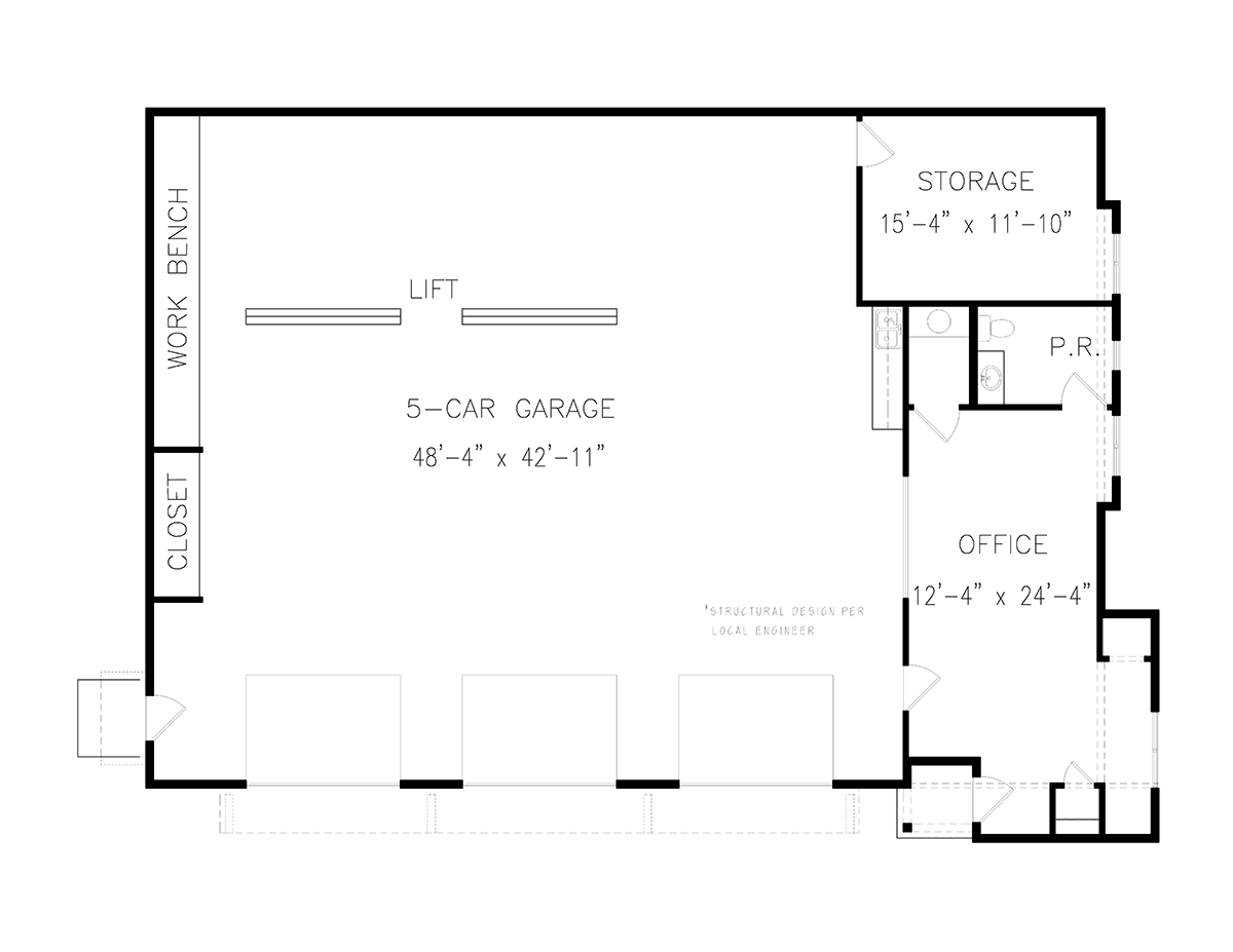 European French Country Level One of Plan 80736