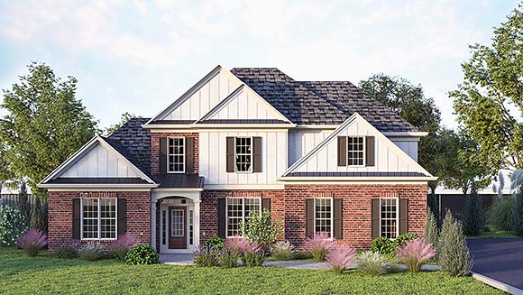 House Plan 80748 Elevation