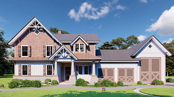 House Plan 80756 Elevation