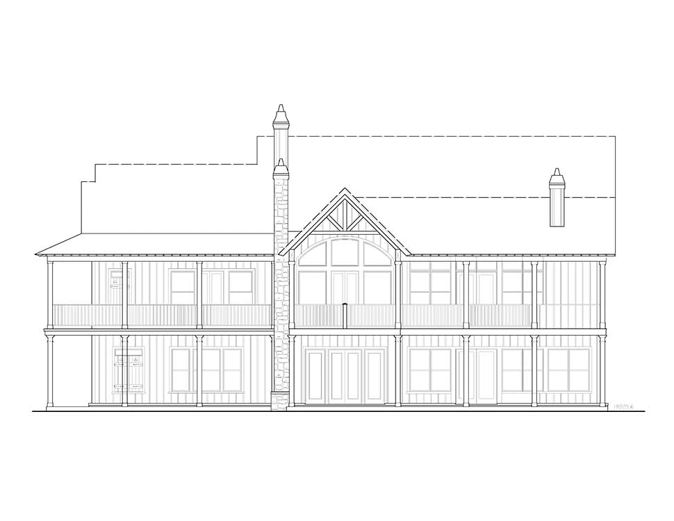 Country, Craftsman, Farmhouse, Southern, Traditional Plan with 3761 Sq. Ft., 2 Car Garage Picture 17