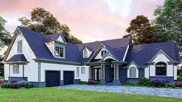 Country, Farmhouse, New American Style, Southern Plan with 3297 Sq. Ft., 3 Bedrooms, 4 Bathrooms, 2 Car Garage Picture 6