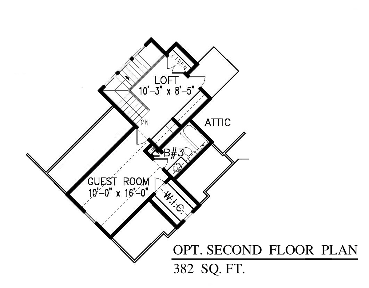 Country Craftsman Farmhouse New American Style Ranch Traditional Level Two of Plan 80769