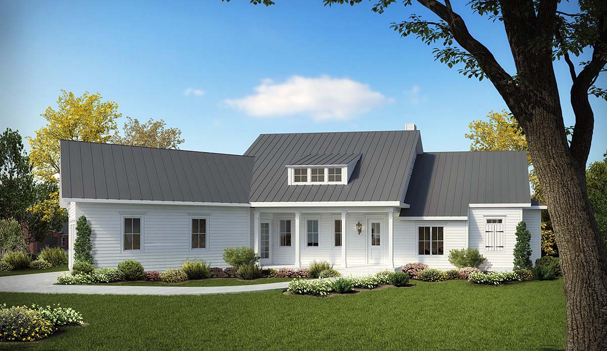 Plan 80786 | Southern Style with 3 Bed, 3 Bath, 2 Car Garage