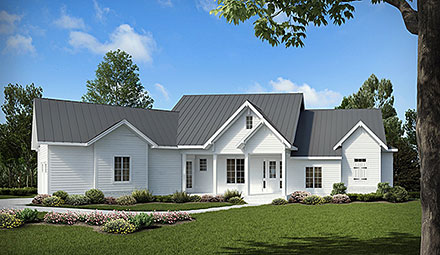 House Plan 80790 Elevation