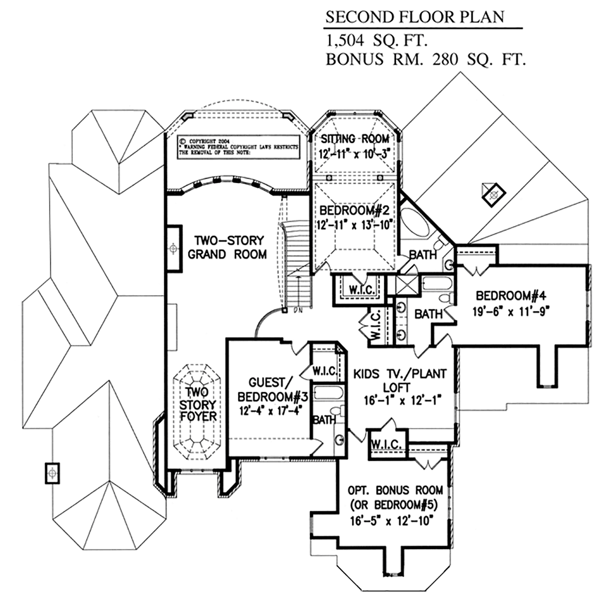 European French Country Level Two of Plan 80791