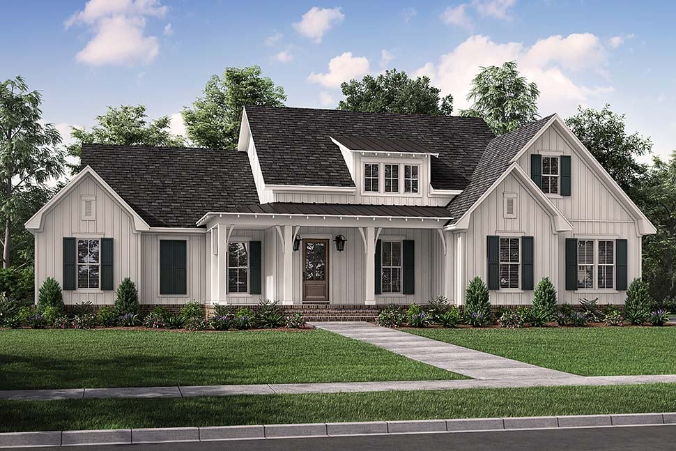 Plan 80816 | Traditional Style with 3 Bed, 3 Bath, 2 Car Garage