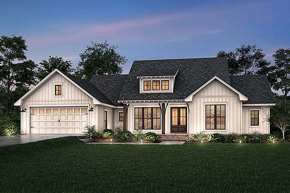 House Plan 80817 Elevation