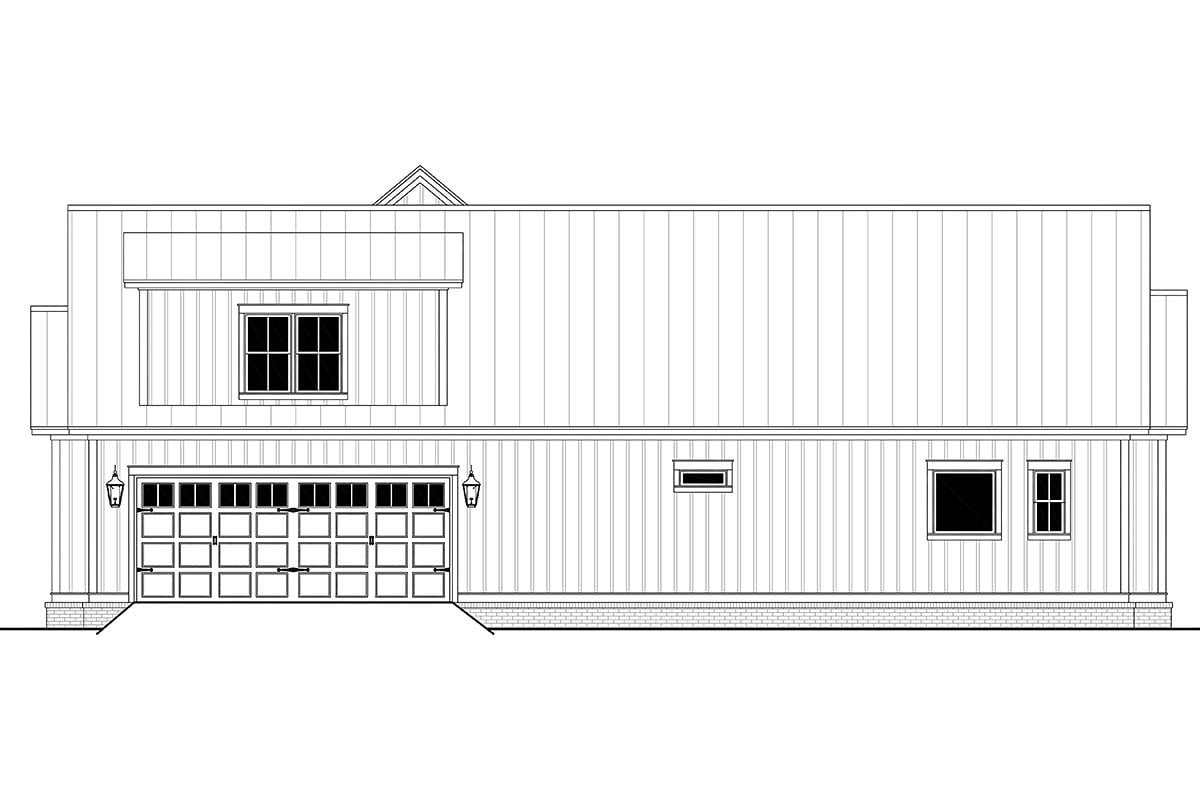Country, Craftsman, Farmhouse, New American Style Plan with 2428 Sq. Ft., 3 Bedrooms, 3 Bathrooms, 2 Car Garage Picture 2
