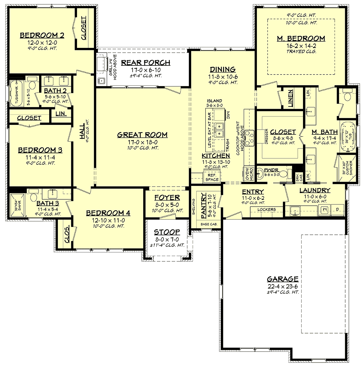 Contemporary Traditional Level One of Plan 80842