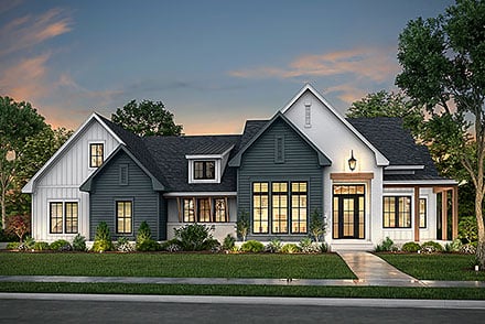 House Plan 80844 Elevation