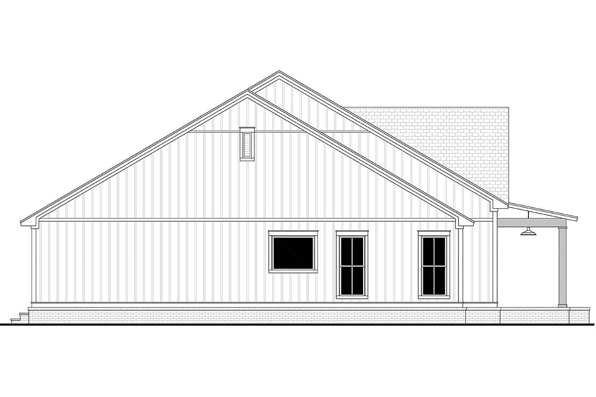 Country, Craftsman, Farmhouse, Southern Plan with 2455 Sq. Ft., 3 Bedrooms, 3 Bathrooms Picture 3