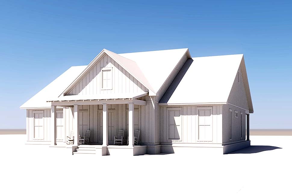 Country, Craftsman, Farmhouse, Southern Plan with 2455 Sq. Ft., 3 Bedrooms, 3 Bathrooms Picture 5