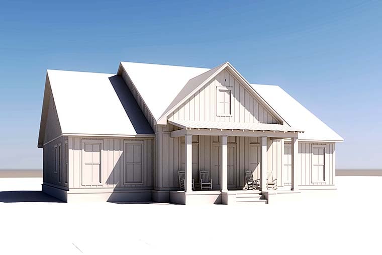 Country, Craftsman, Farmhouse, Southern Plan with 2455 Sq. Ft., 3 Bedrooms, 3 Bathrooms Picture 6