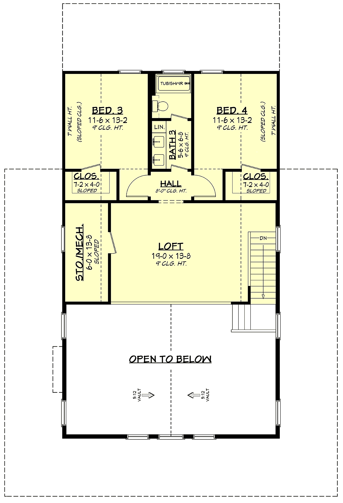 Barndominium Country Farmhouse Southern Level Two of Plan 80860