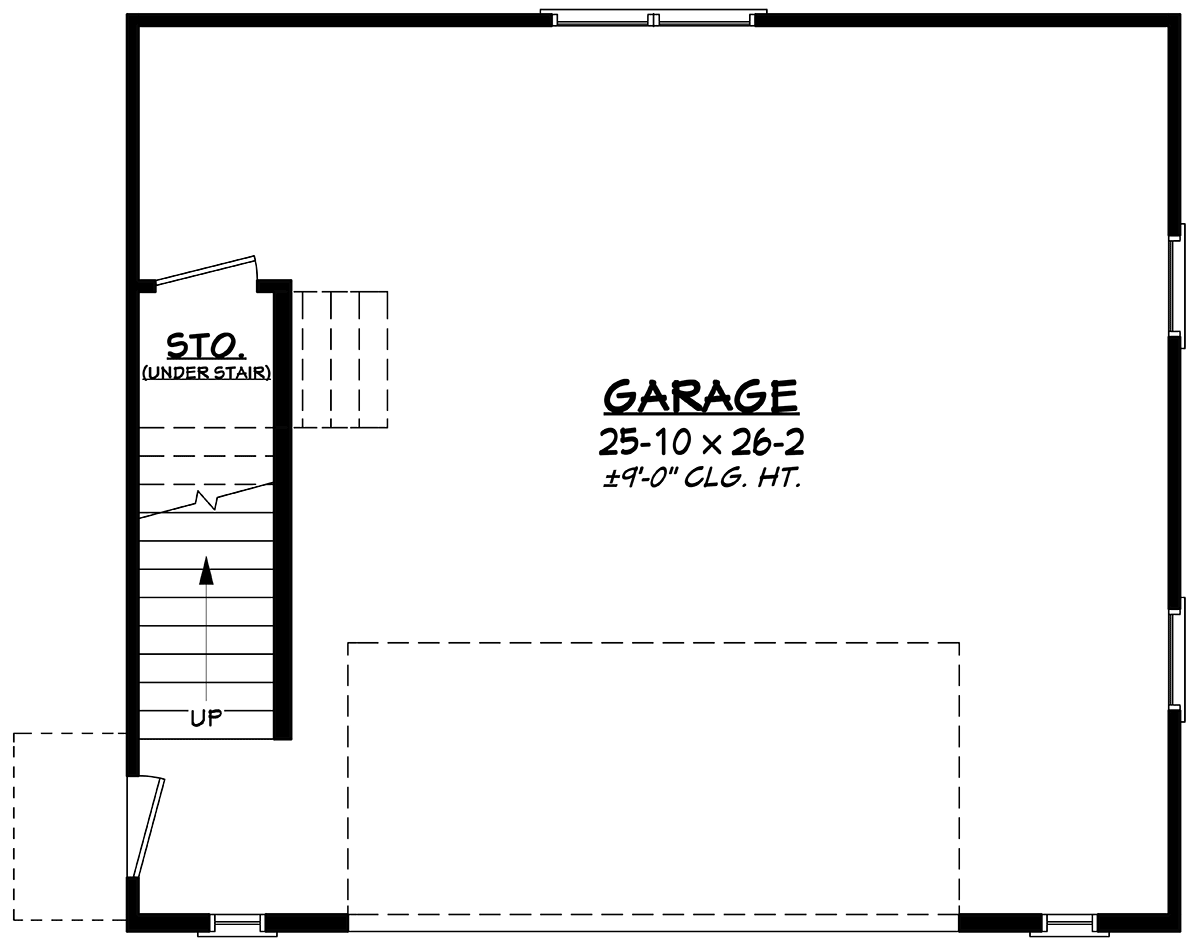 Country Craftsman Farmhouse Southern Level One of Plan 80865