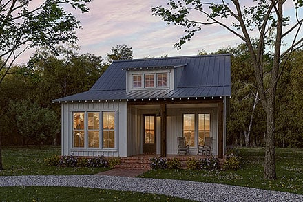 Country Farmhouse Traditional Elevation of Plan 80866