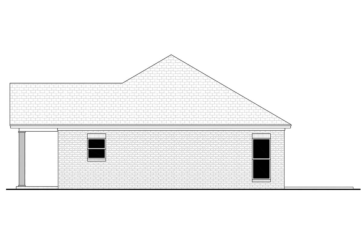 Country, Farmhouse, Traditional Plan with 1994 Sq. Ft., 4 Bedrooms, 4 Bathrooms Picture 2
