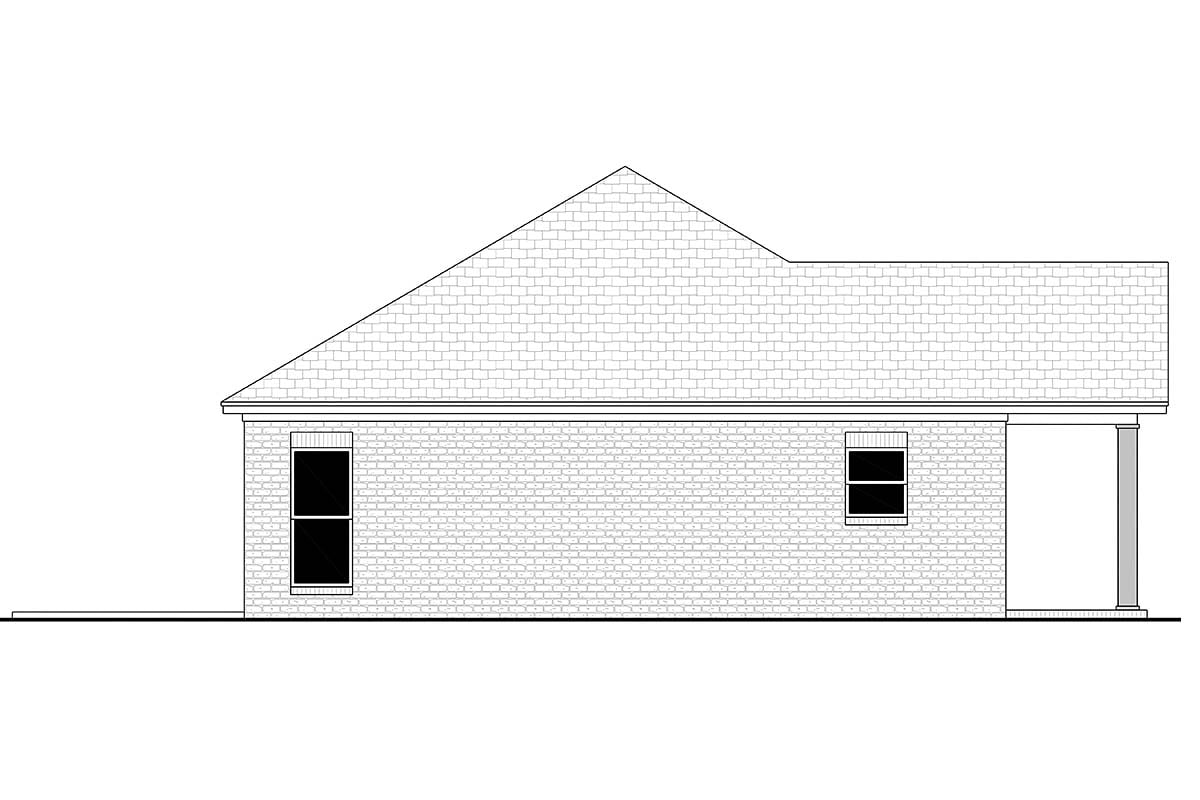 Country, Farmhouse, Traditional Plan with 1994 Sq. Ft., 4 Bedrooms, 4 Bathrooms Picture 3