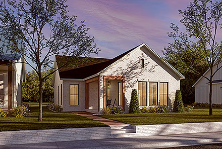 Cottage Traditional Elevation of Plan 80884